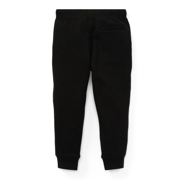 Polo Black Cotton-Blend-Fleece Pant Boys 2-7 2