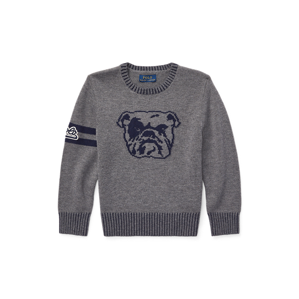 Dog Merino Cotton Jumper for Boys Ralph Lauren UK