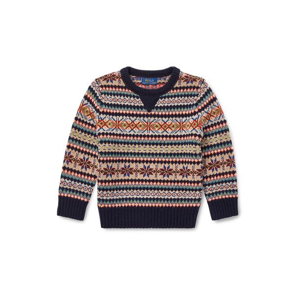 Fair Isle Wool Blend Jumper Boys 1.5-6 Years 1