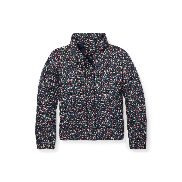 Doudoune matelass&eacute;e &agrave; motif fleuri Girls 7-14 Years en 1
