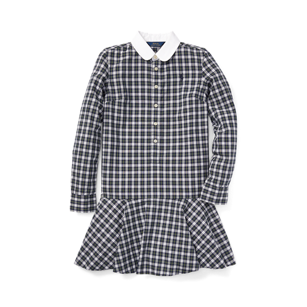 Robe en popeline &agrave; motif &eacute;cossais Girls 7-14 Years en 1