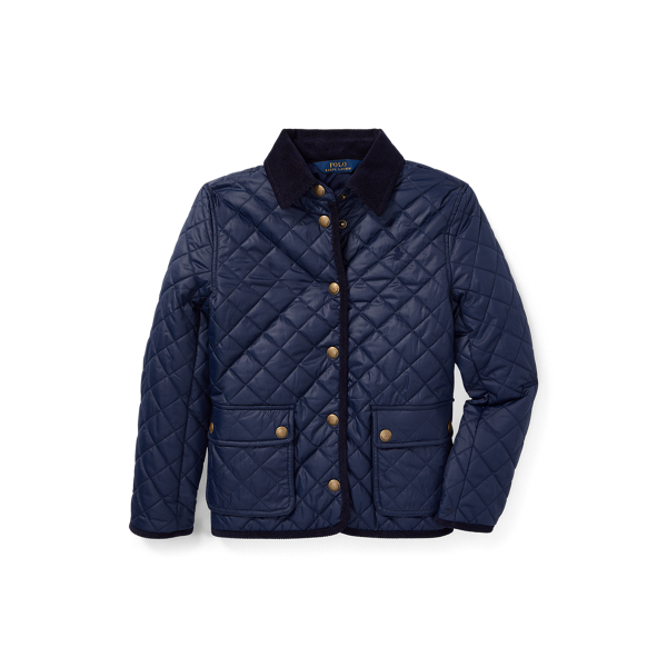 Quilted Barn Jacket Girls 7-14 Years 1