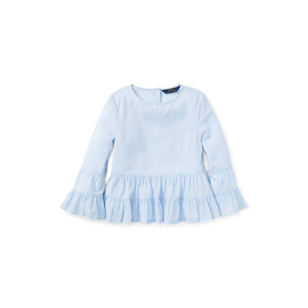 Striped Tiered Top Girls 7-14 Years 1