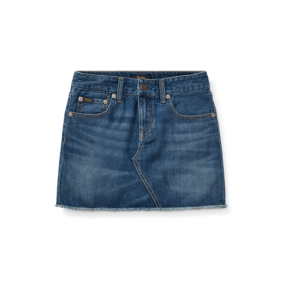 【Ralph Lauren】柔らか★デニムスカート Denim Skirt Indigo Striped Denim Skirt