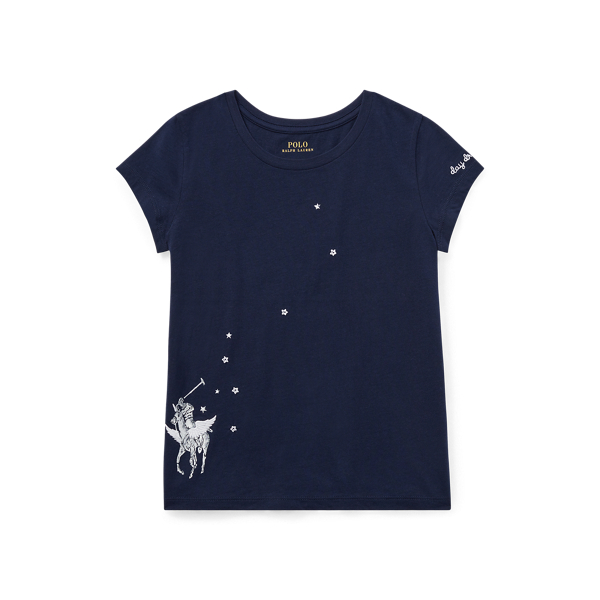 Embroidered Graphic T-Shirt Girls 7-14 Years in 1