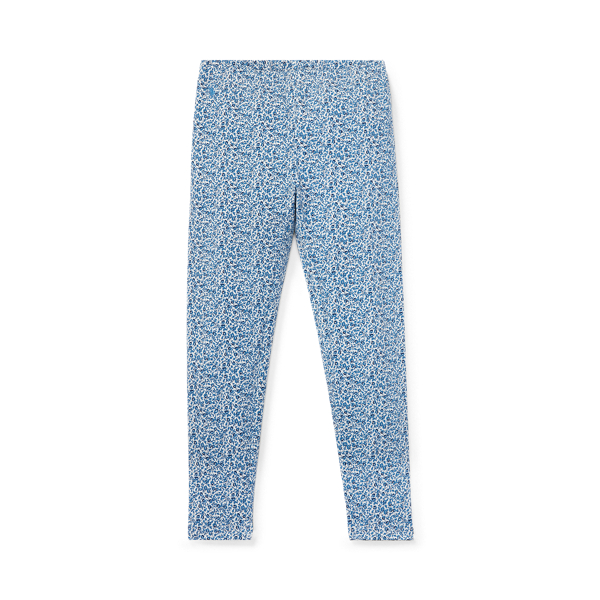 Leggings in jersey a fiori