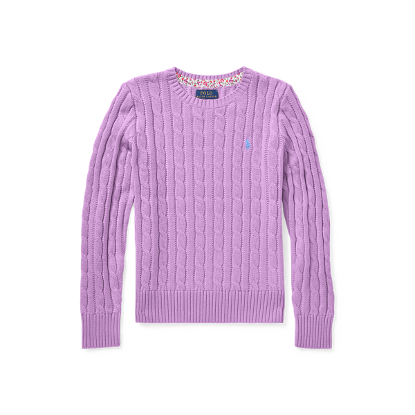 Baumwollpullover mit Zopfmuster Girls 7-14 Years in 1