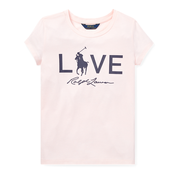 T-shirt Live Love Pink Pony Girls 7-14 Years en 1