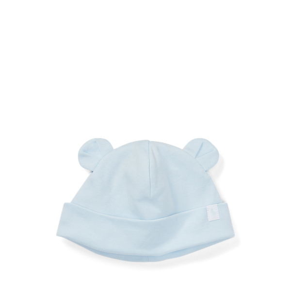 Bear-Ear Cotton Interlock Hat Baby Boy in 1