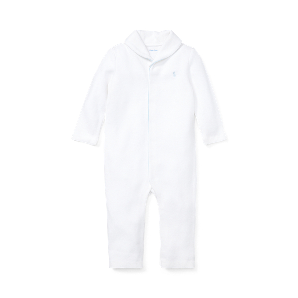 French-Rib Cotton Coverall Baby Boy 1