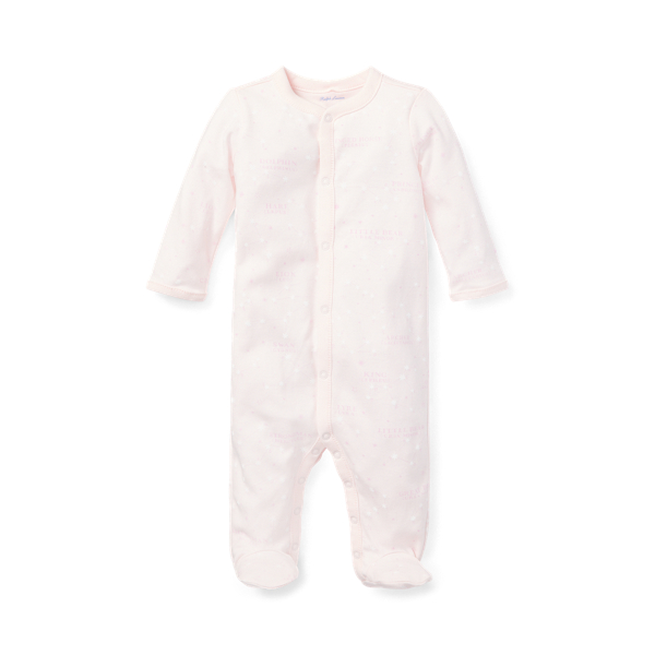 Grenouill&egrave;re en coton constellation Baby Girl en 1