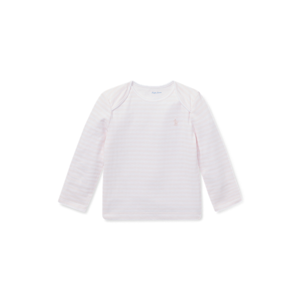 Camisa a rayas de mezcla de algod&oacute;n Baby Girl en 1