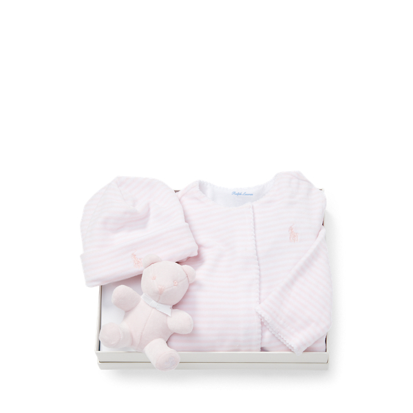 Striped Gift Box Set Baby Girl 1