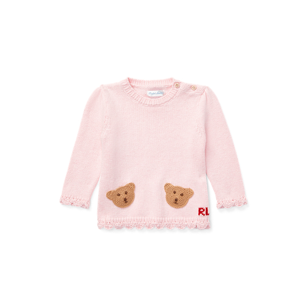 Baumwollpullover mit Taschen Baby Girl in 1