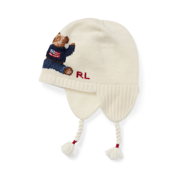 Polo Bear Wool Blend Hat for Baby Ralph Lauren UK