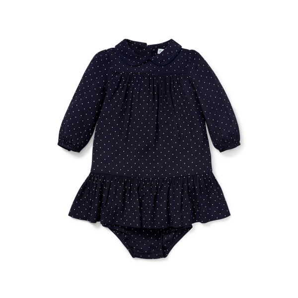 Polka-Dot A-Line Dress Baby Girl em 1