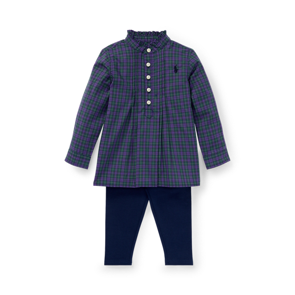 Checked Top & Legging Set Baby Girl 1