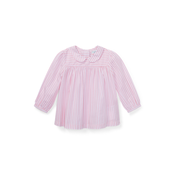 Bengal-Stripe Cotton Top Baby Girl em 1