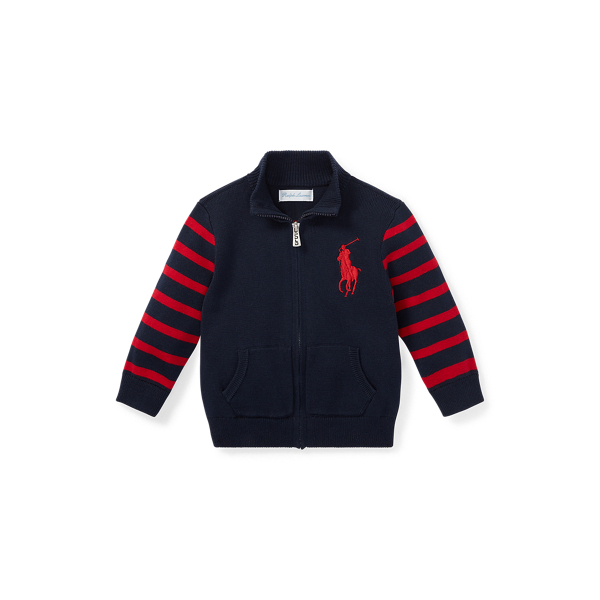 Cotton Full-Zip&nbsp;Jumper Baby Boy 1
