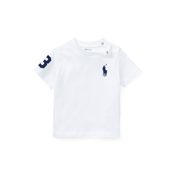 Cotton Jersey Crewneck T-Shirt Baby Boy 1