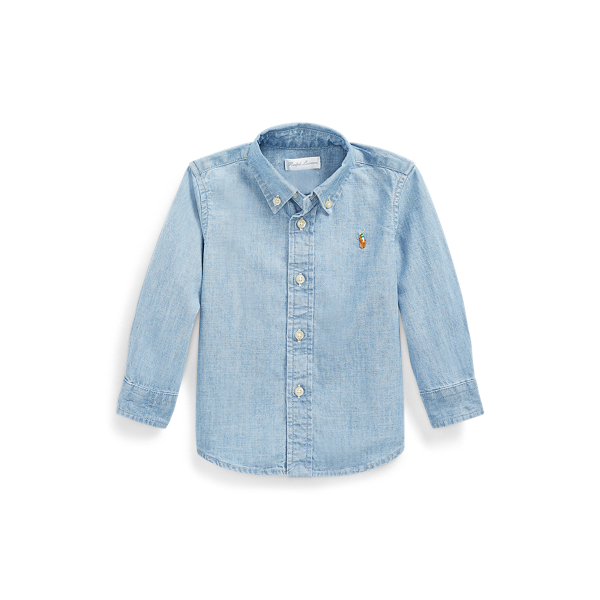 Cotton Chambray Shirt Baby Boy 1
