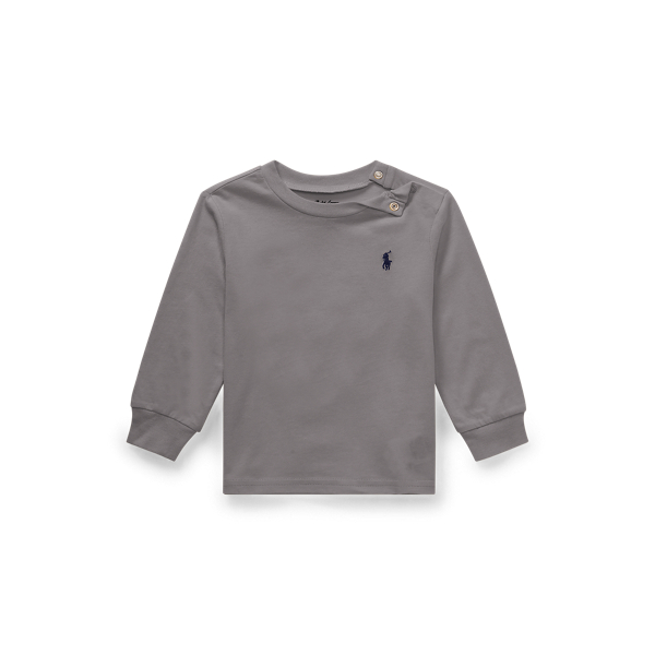 Cotton Long-Sleeve T-Shirt Baby Boy em 1
