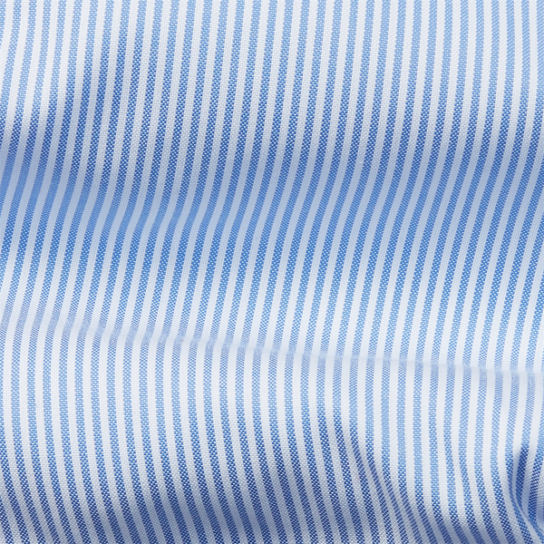 Blue/White Slim Fit Striped Oxford Shirt Polo Ralph Lauren 5