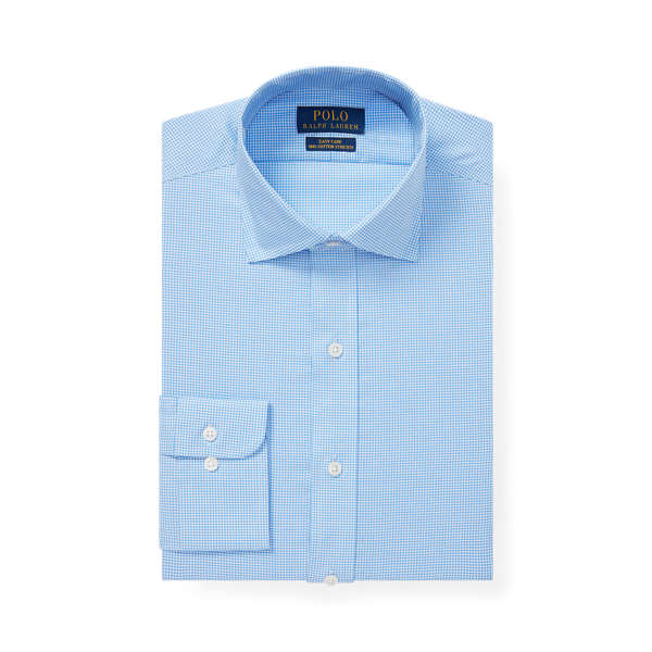 Mini Blue/White Custom Fit Checked Shirt Polo Ralph Lauren 2