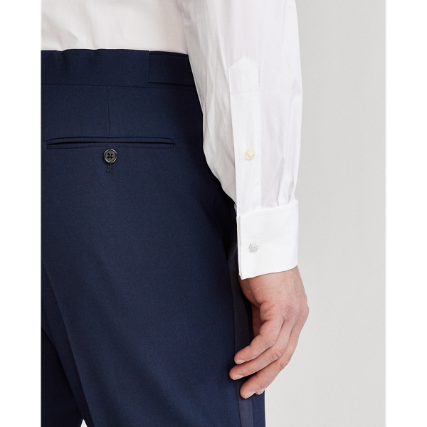 Slim-Fit Smokinghemd mit Piqu&eacute;-Latz Polo Ralph Lauren in Wei&szlig; 7