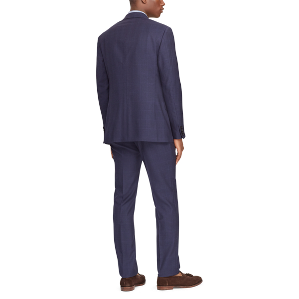 Twillanzug Polo mit Windowpane-Karos Polo Ralph Lauren in Bright Navy/Black/Blue 5