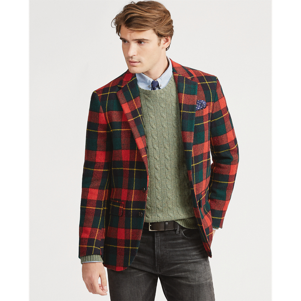 Ralph lauren tartan jacket hotsell