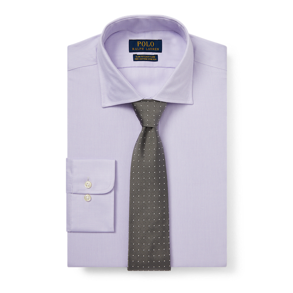 Lavender/White Classic Fit Easy Care Shirt Big & Tall 1