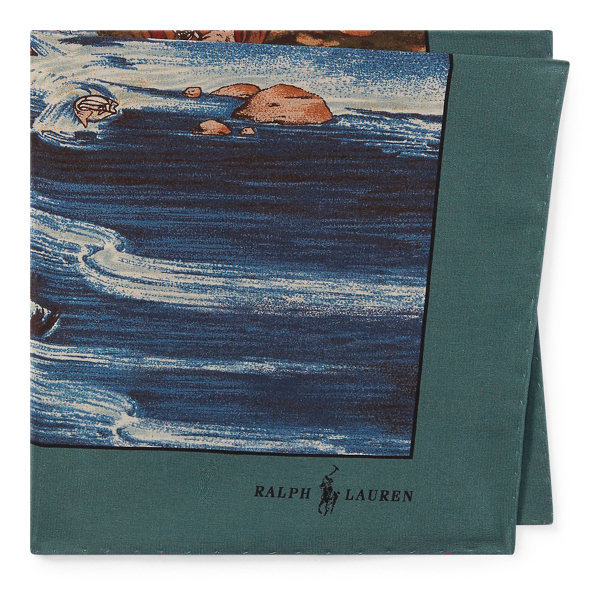 Scenic Silk Pocket Square Polo Ralph Lauren 1