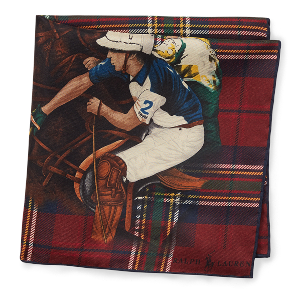 Polo Player Silk Pocket Square Polo Ralph Lauren 1