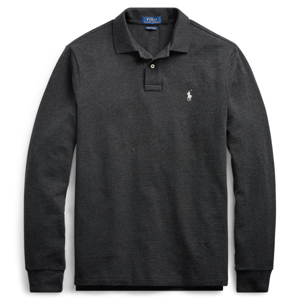 Custom slim fit mesh Polo-shirt