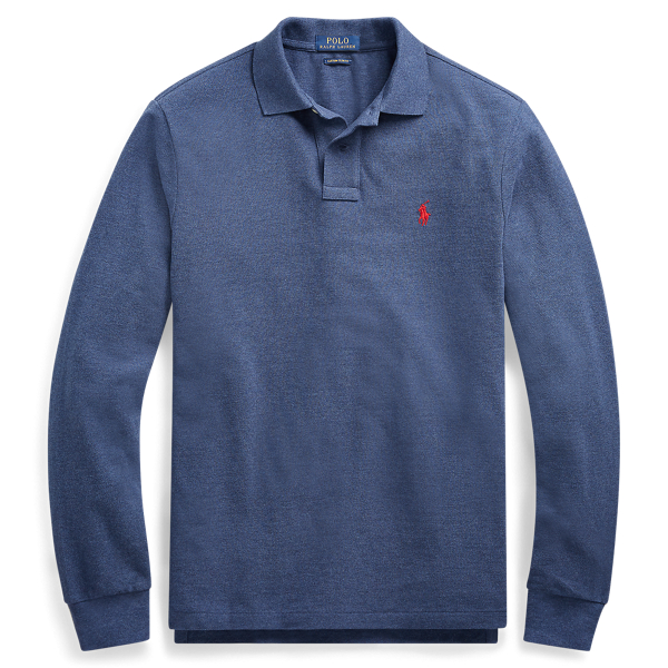 Custom Slim Fit Mesh Polo Shirt Polo Ralph Lauren 1