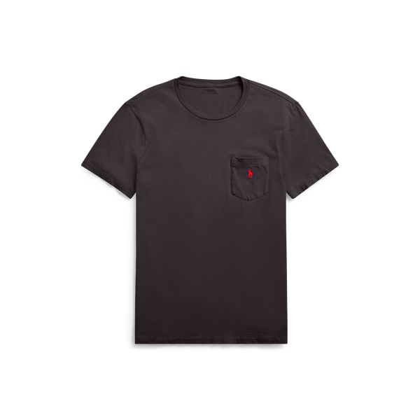 Metal Black Custom Slim Fit Cotton T-Shirt Polo Ralph Lauren 2