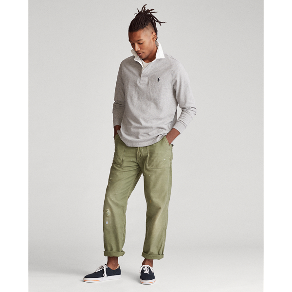 Das klassische Rugbyhemd Polo Ralph Lauren in Liga meliert 4