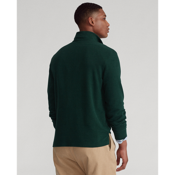College Green Estate-Rib Quarter-Zip Pullover Polo Ralph Lauren 5