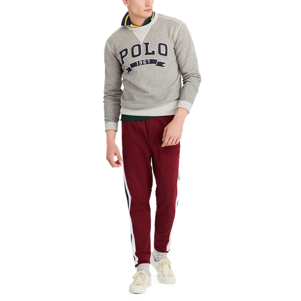 Spruce Grey Heather Cotton-Blend-Fleece Sweatshirt Polo Ralph Lauren 4