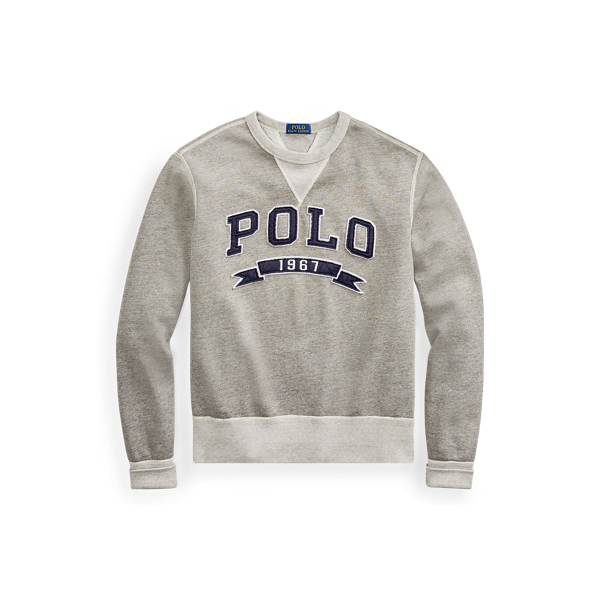 Spruce Grey Heather Cotton-Blend-Fleece Sweatshirt Polo Ralph Lauren 2