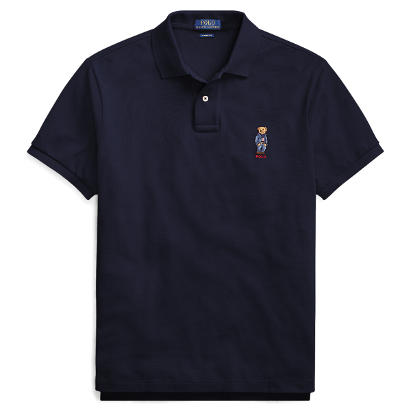 Ralph lauren polo shirt with bear logo online