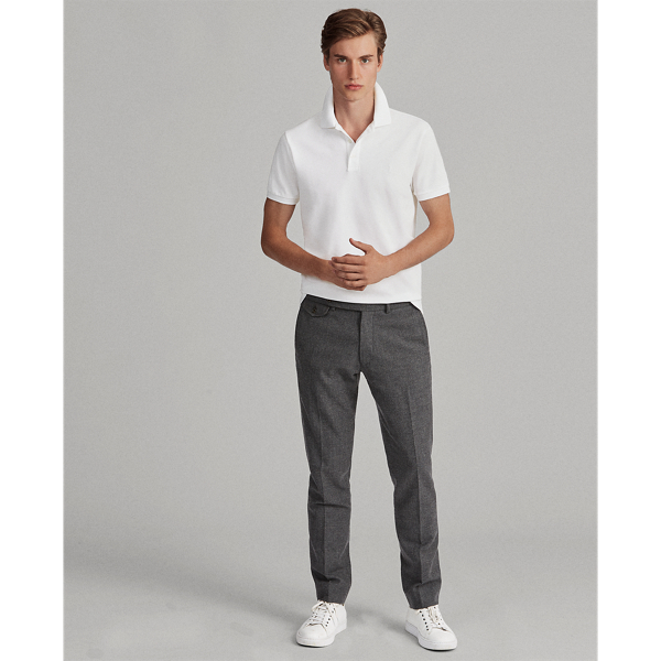 White/Tonal Pp Custom Slim Fit Stretch Polo Polo Ralph Lauren 1