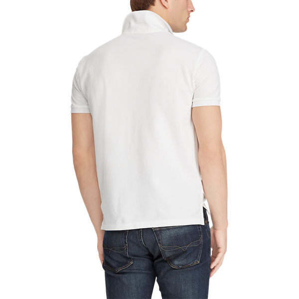 White/Tonal Pp Custom Slim Fit Stretch Polo Polo Ralph Lauren 6