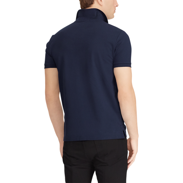 Refined Navy/Tonal Custom Slim Stretch Mesh Polo Polo Ralph Lauren 5