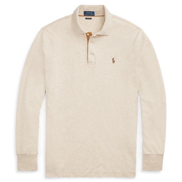 Custom Slim Long-Sleeve Polo Polo Ralph Lauren em 1