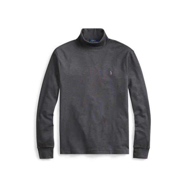 Soft Cotton Turtleneck Polo Ralph Lauren em 1
