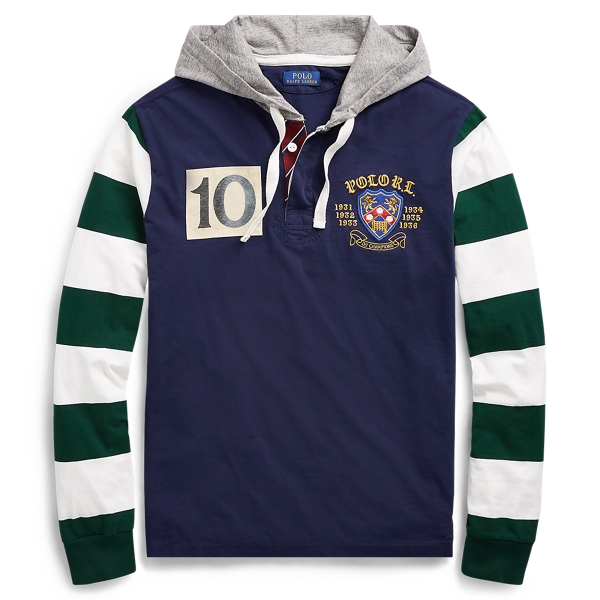 Classic Fit Rugby Hoodie