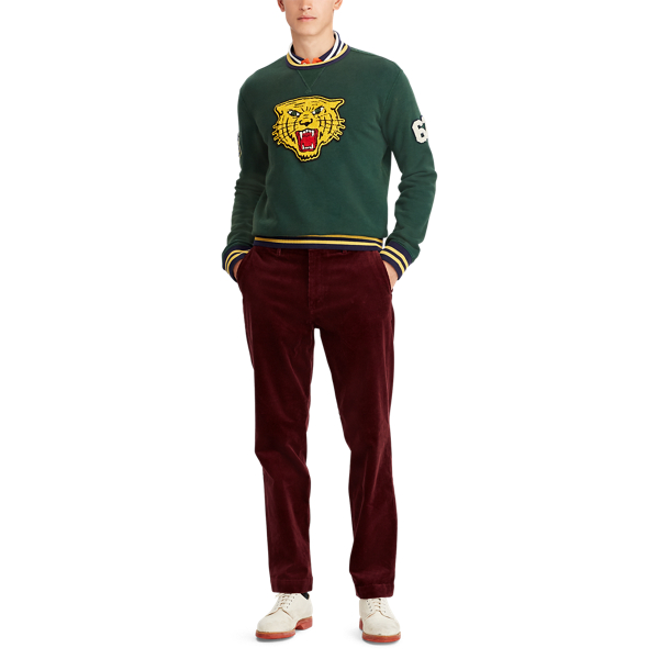 College Green Cotton-Blend-Fleece Sweatshirt Polo Ralph Lauren 4