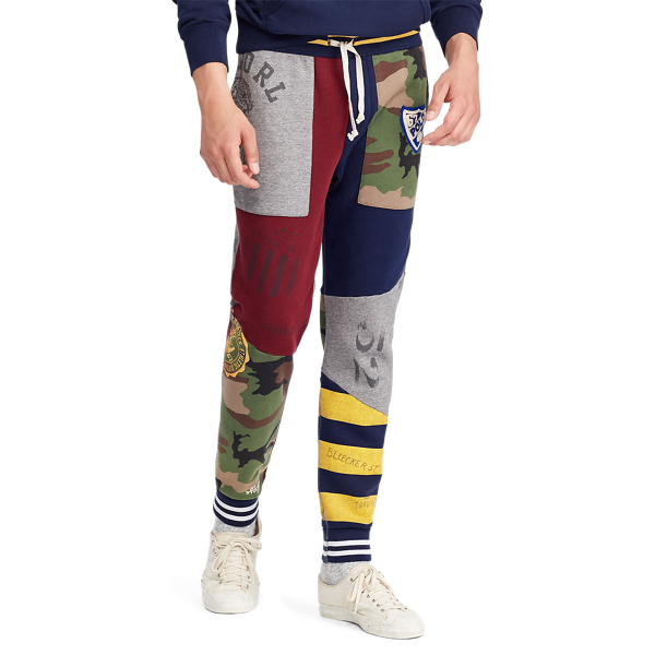 Patchwork Fleece Jogger